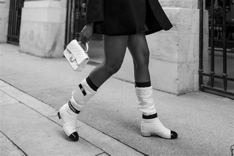 chanel boots fall 2017|chanel leather boot with heel.